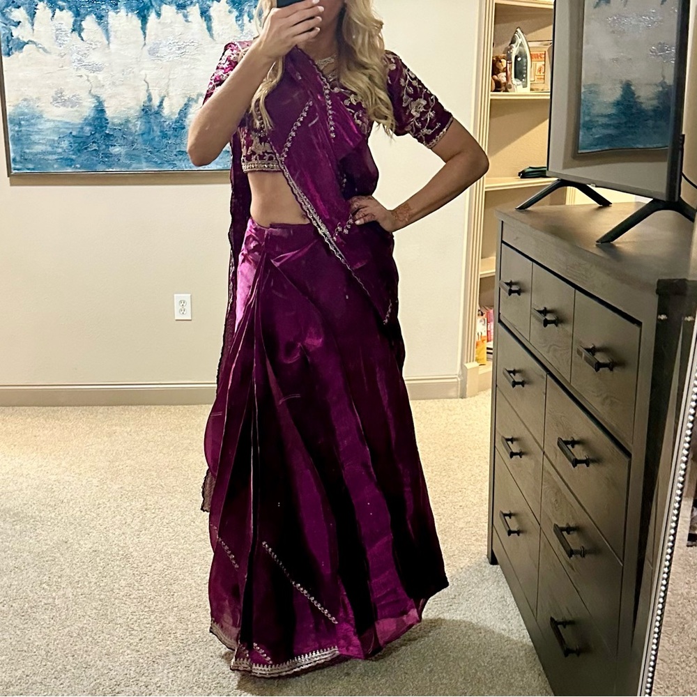 Elegant Purple Women's Dress